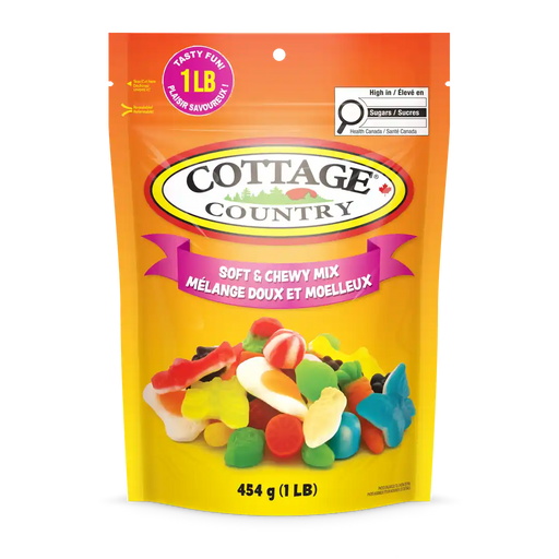 Cottage Country - Soft & Chewy Mix Gummy Candy - 454g