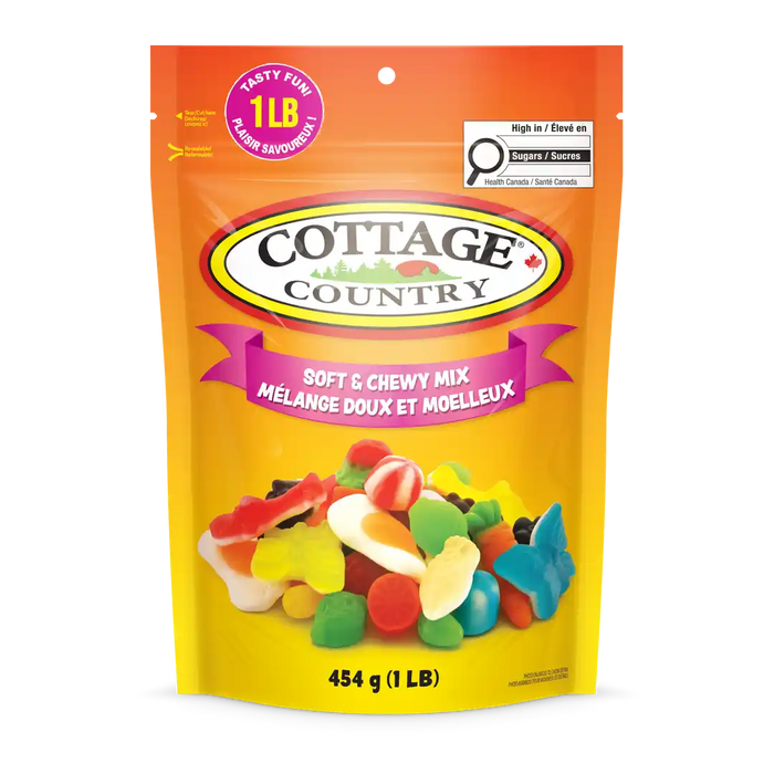 Cottage Country - Soft & Chewy Mix Gummy Candy - 454g