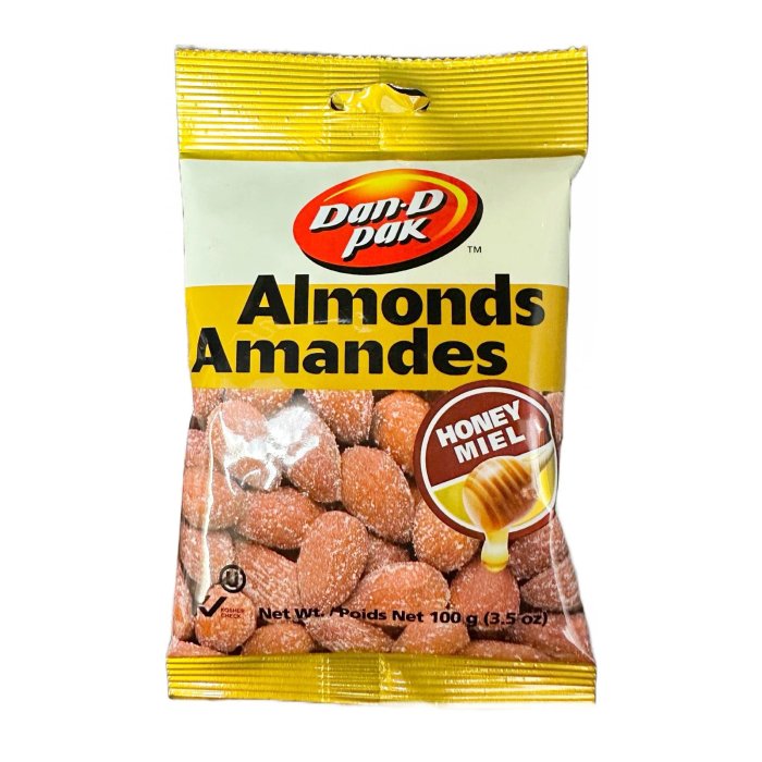 Dan D Pak - Almendras Tostadas con Miel - 3 x 100g