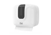 Dispenser For Multifold Towel, Plastic White - Each