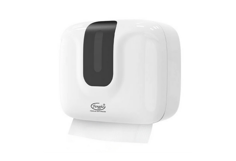 Dispenser For Multifold Towel, Plastic White - Each