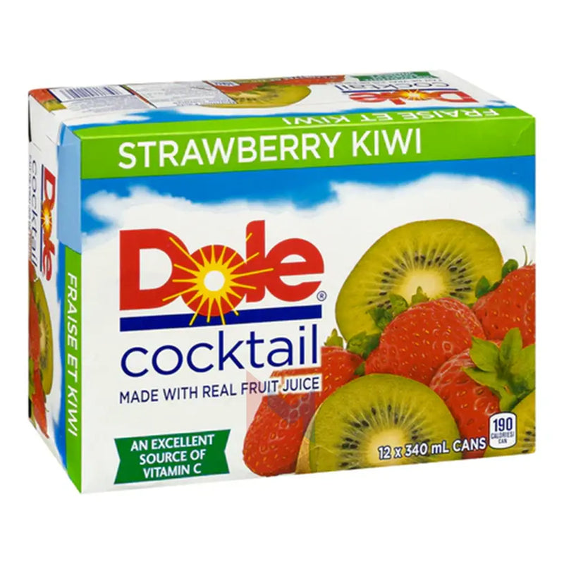 Dole - Cóctel Fresa Kiwi - 12 x 340 ml