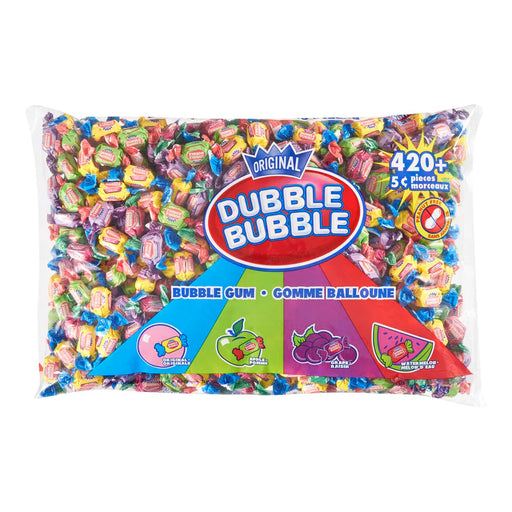 Double Bubble - Assorted Bubble Gum - 420 Pcs