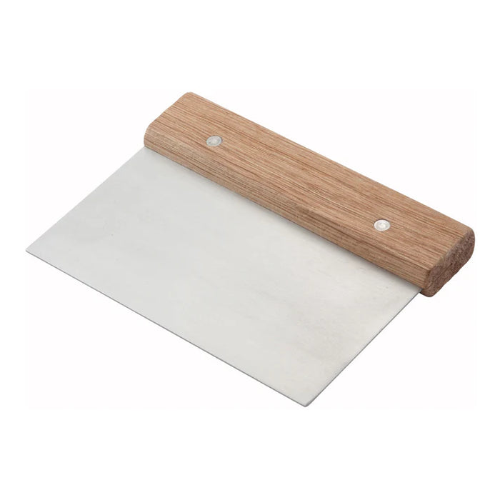 Dough Scraper With Wood Handle 