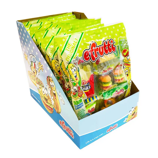 Efrutti - Sour Lunch Bag Gummy Candy - 12 x 77g