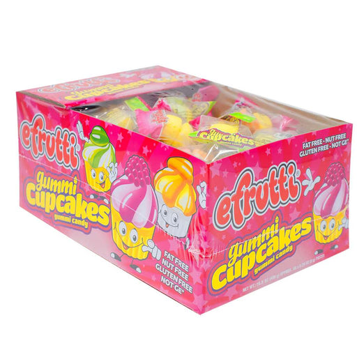 Efrutti - Gummy Cupcakes Candy 0.28 Oz - 60 Count