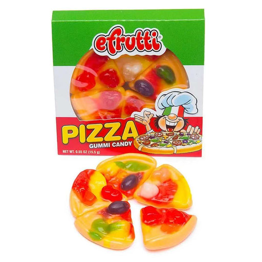 Efrutti - Pizza Gummy Candy Individually Wrapped 15.5g - 48 Count