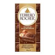 Ferrero Rocher - Milk Chocolate Bar With Hazelnut & Cocoa Filling - 8 x 90g