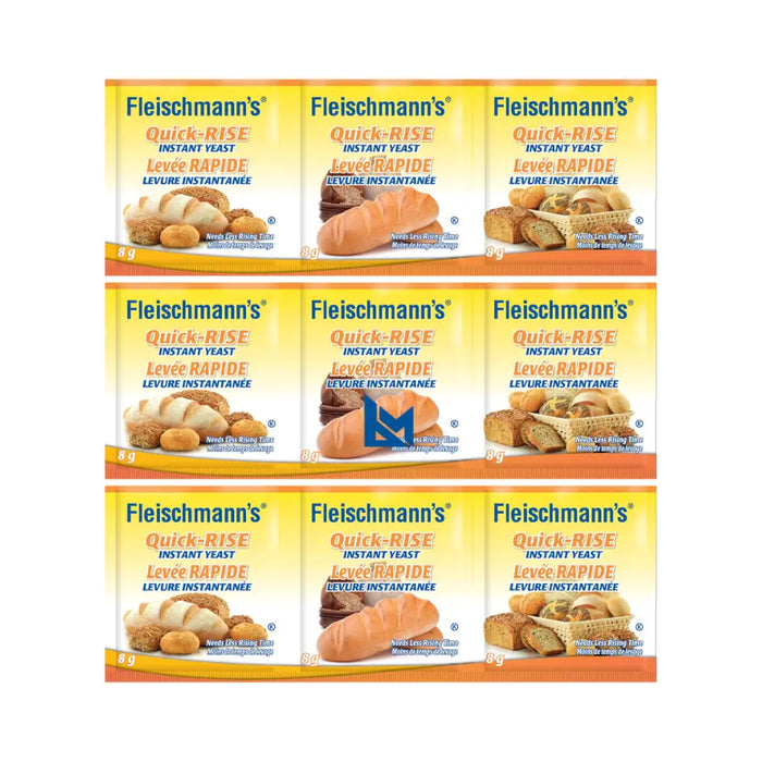 Fleischmann's - Quick Rise Yeast Envelopes - 3 x 8 g