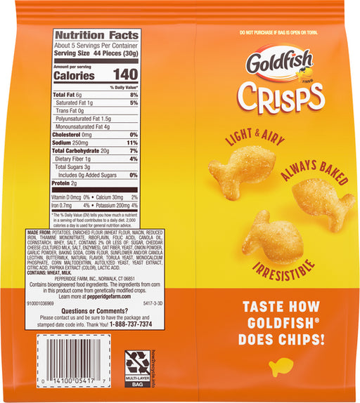 GoldFish Crisp Cheddar 177g