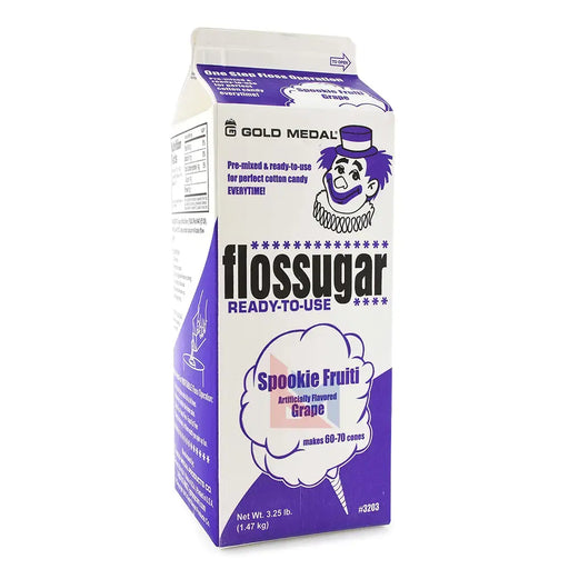 Gold Medal - Grape Cotton Candy Flosssugar - 1.47 Kg