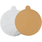 Silver & Gold Reversible Round Dessert Board With Tab 3 1/4