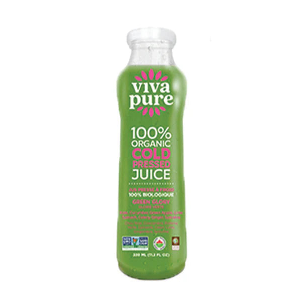 Green Glory 100% Organic Cold Pressed Juice - 12 x 330 ml