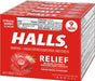 Halls - Relief Strawberry Cough Drops 9 Lozenges - 20 Packs