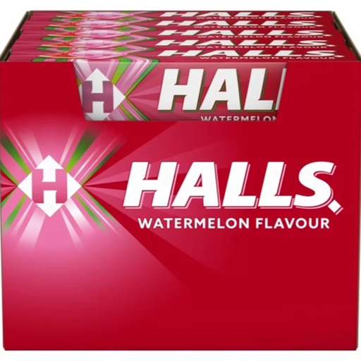 Halls Watermelon No Sugar Cough Drops  20 Packs