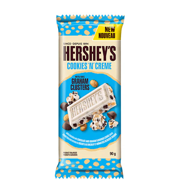 Hershey's - Cookies & Cream Graham Clusters Chocolate Bar - 90g