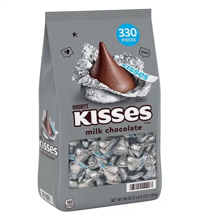 Hershey's - Kisses Milk Chocolate Candy - 3 Lb