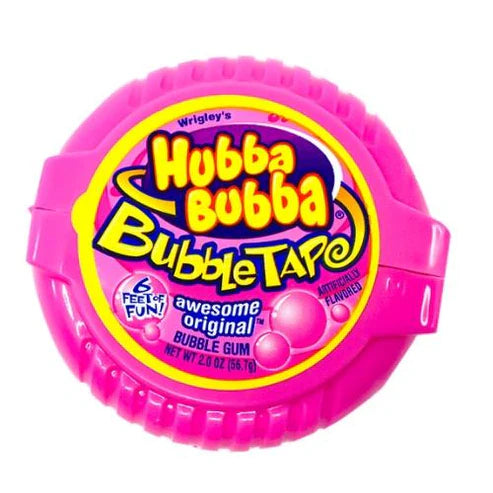 Hubba Bubba - Bubble Tape Gum Awesome Original - 6 x 56g