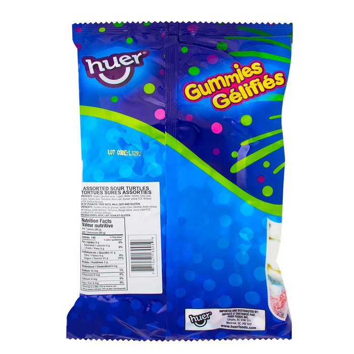 Huer - Sour Assorted Turtles Gummy Candy - 1 Kg