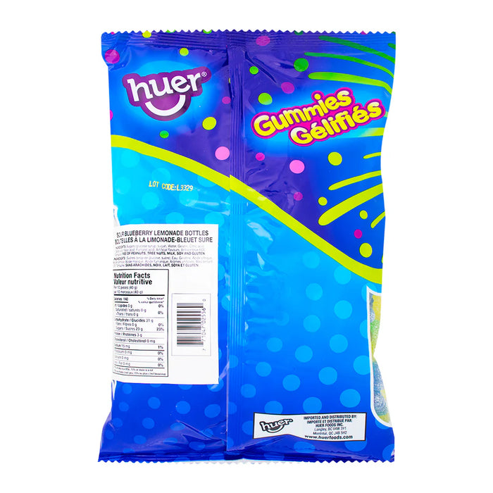 Huer - Sour Blueberry Lemonade Bottle Gummies - 12 x 1 Kg