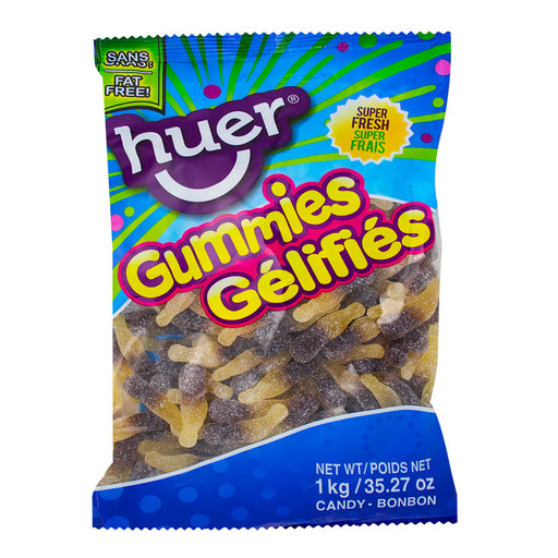 Huer - Sour Cola Bottle Gummies - 1 Kg