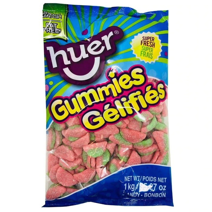 Huer - Watermelon Wedges Gummy Candy - 8 x 1 Kg