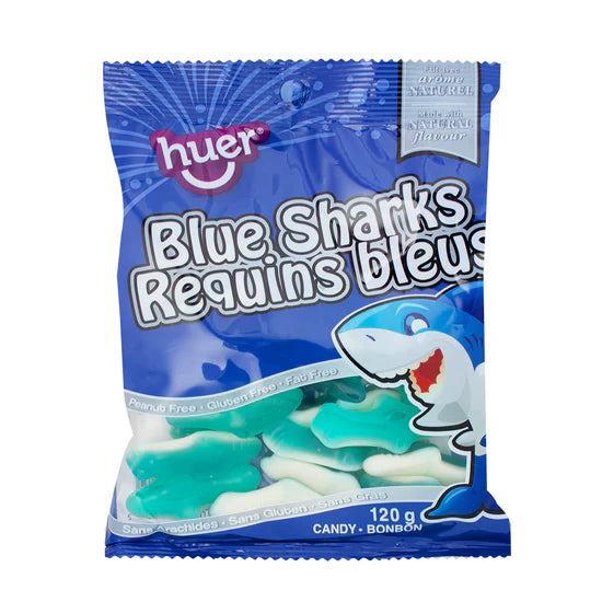 Huer Blue Sharks Gummy Candy 120g