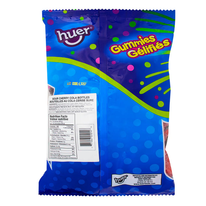 Huer - Sour Cherry Cola Bottle Gummies - 12 x 1 Kg