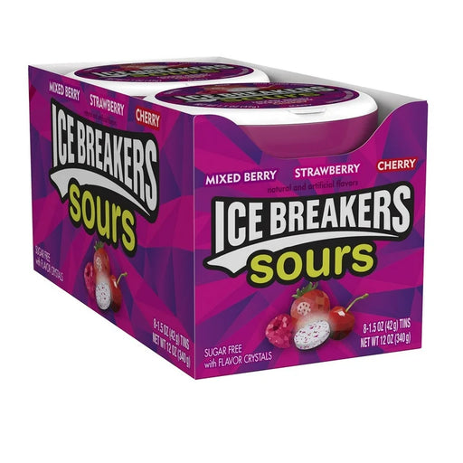 Ice Breakers - Mints Sours Mixed Berry - 8 x 42g