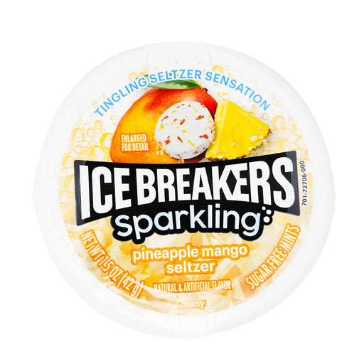 Ice Breakers - Mints Sparkling Pineapple Mango Seltzer - 8 x 42g