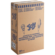 JOY - #1 Jacketed Dispenser Ice Cream Cones - 8 x 132/Case