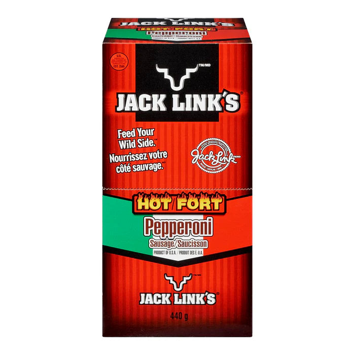 Jack Links - Hot Pepperoni Sticks - 20 x 22g