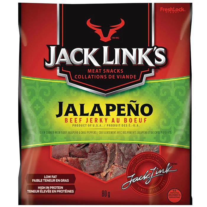 Jack Links - Jalapeno Beef Jerky - 4 x 80g