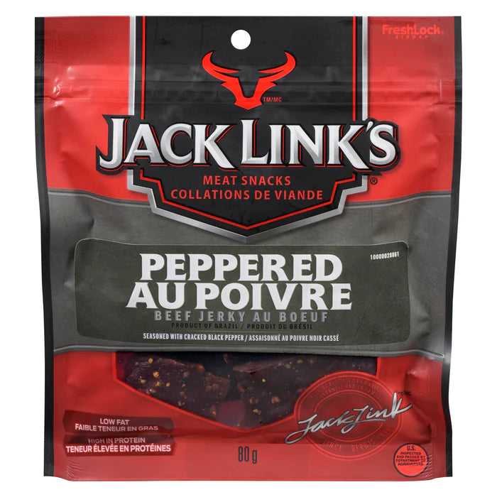 Jack Links - Peppered Beef Jerky - 4 x 80g