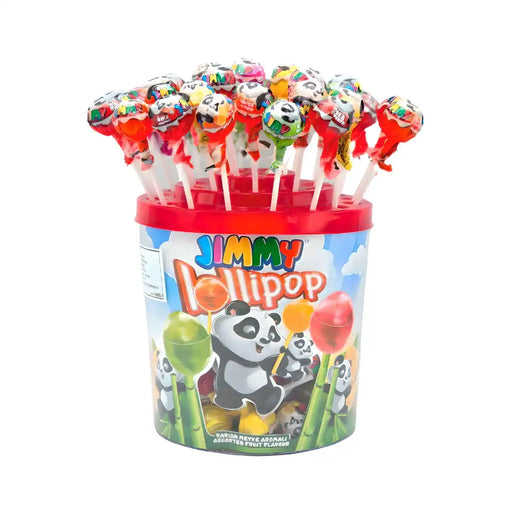 Jimmy Lollipop Assorted Fruit Mix - 100 x 11g