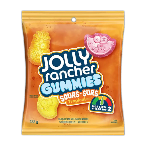 Jolly Rancher - Gummies Sours Tropical - 4 x 182g