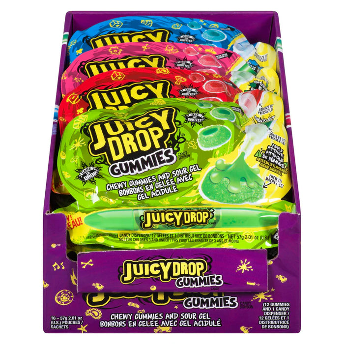 Juicy Drop - Gummies Pouch - 16 x 57g