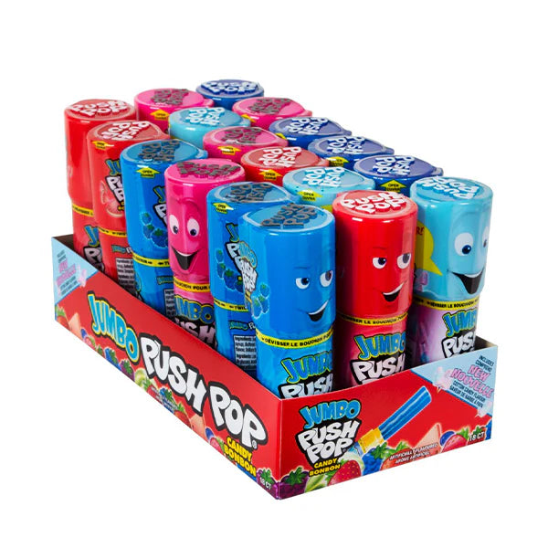 Push Pop - Jumbo Push Pop Candy - 18 x 32g