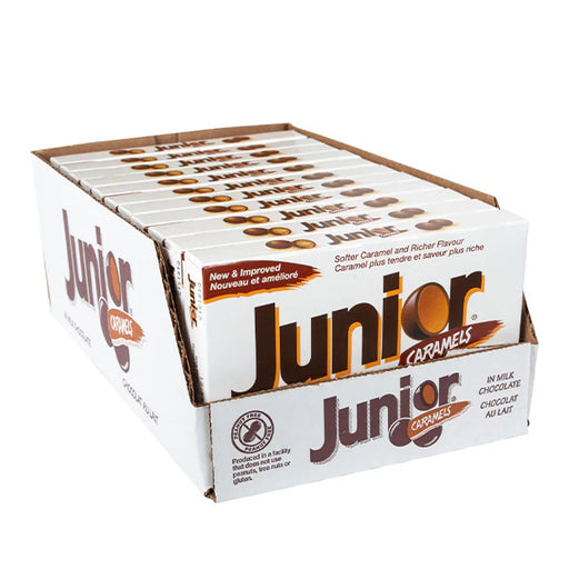 Junior - Caramels In Milk Chocolate Theatre Box - 12 x 102g