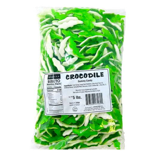 Kervan - Gummy Crocodile Bulk Halal Gummy Candy - 5 Lbs