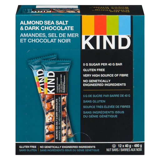 Kind - Almond Sea Salt & Dark Chocolate Bar 12 x 40g