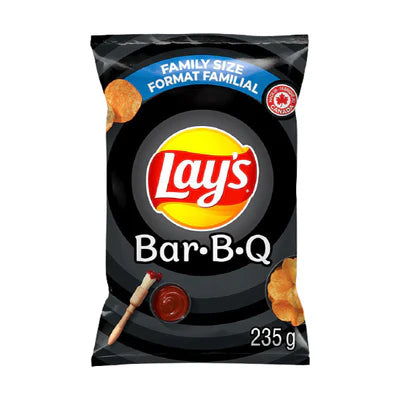Lay's - BBQ tamaño familiar XXL - 8 x 235 g