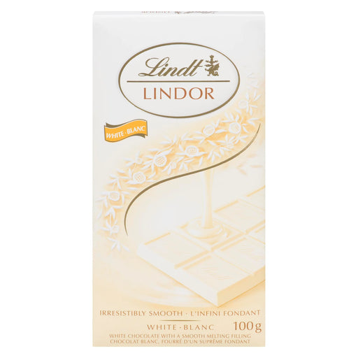 Lindt - Lindor White Chocolate Bar - 6 x 100g