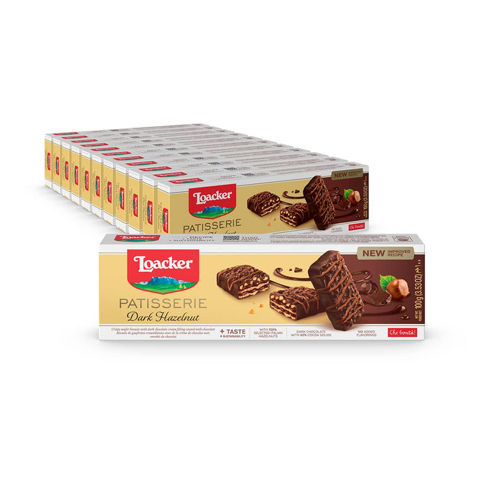 Loacker - Gran Pattiserie Dark Hazelnut - 12 x 100g