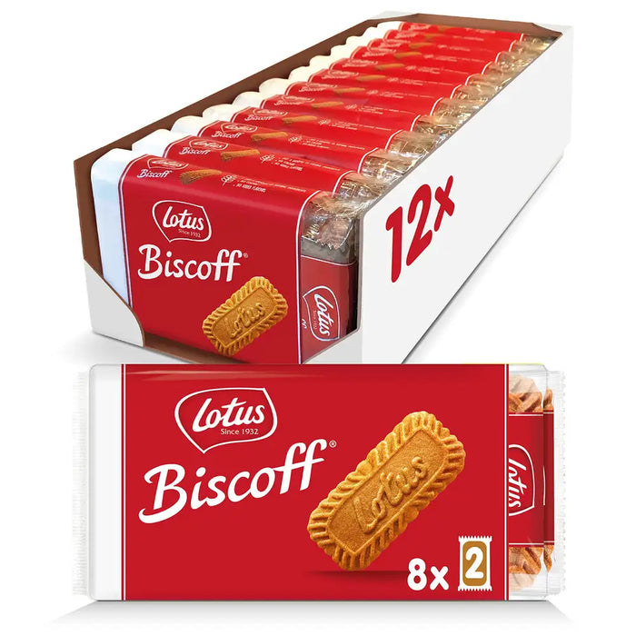 Lotus Biscoff - Original Caramelized Biscuit - 12 x 124g