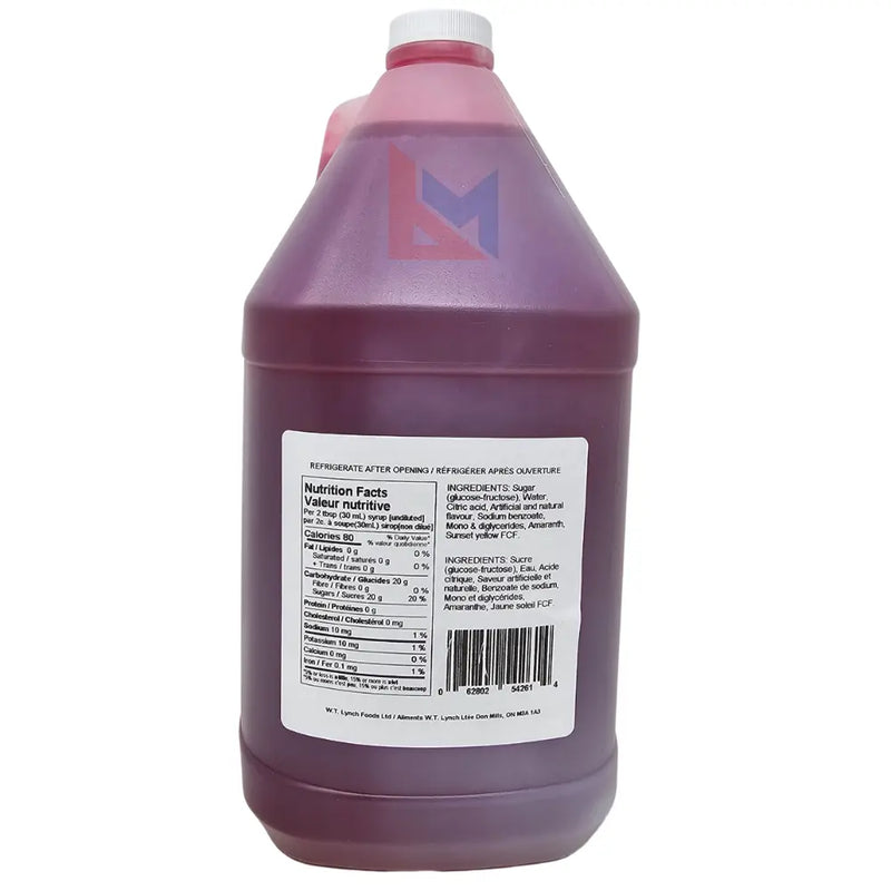 Lynch - Raspberry Syrup - 2 x 4 L