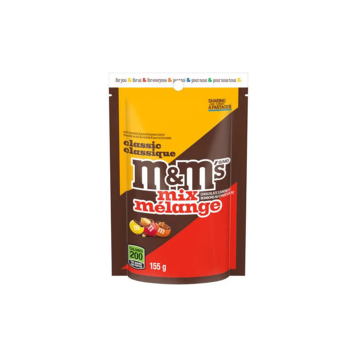 M&M - Classic Mix Chocolate Candy 6 x 155g