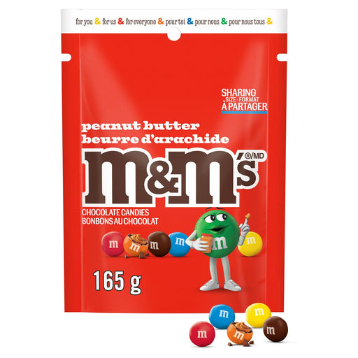 M&M - Peanut Butter Chocolate Candy 6 x 165g