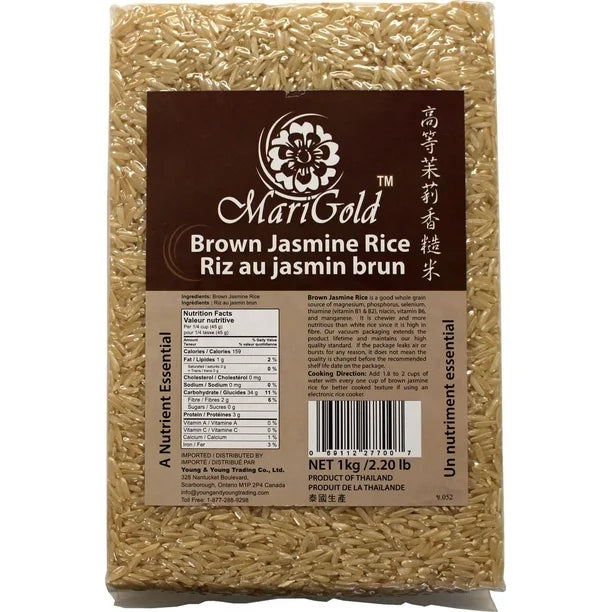 MariGold Jasmine Brown Rice - 2 x 1 Kg