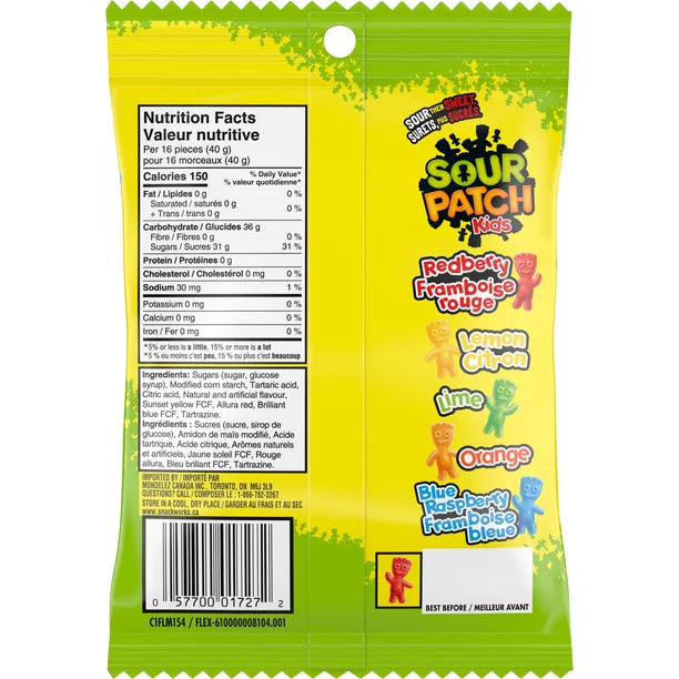Maynards - Sour Patch Kids Candy - 150g